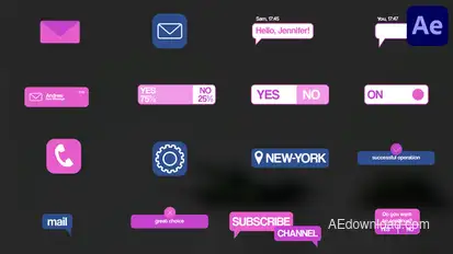App Banners And Icons for After Effects Titles template preview