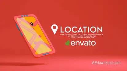 App Location Logo Logo Stings template preview