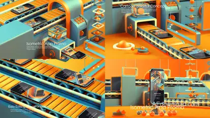 App MockUp Promo Product Promo template preview