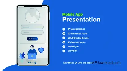App Presentation Product Promo template preview