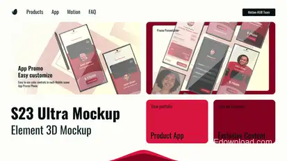 App Presentation Product Promo template preview