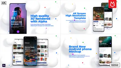 App Presentation | Android Phone Mockup Product Promo template preview