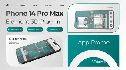 App Promo - Phone Presentation Product Promo template preview
