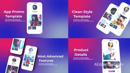 App Promo Light Version Product Promo template preview