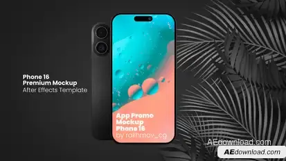 App Promo Mockup Phone 16 Product Promo template preview