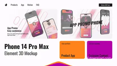 App Promo Mockups Product Promo template preview