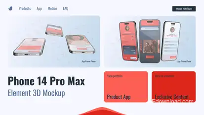 App Promo Phone 14 Product Promo template preview