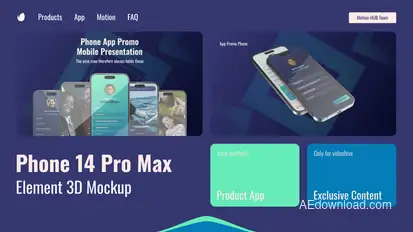 App Promo Phone 14 Pro Product Promo template preview