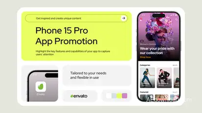 App Promo Phone 15 Pro Product Promo template preview