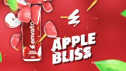 Apple Bliss Can Mockup Product Promo template preview