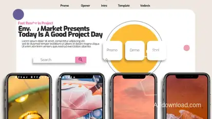 Apps Mobile Corporate Product Promo template preview