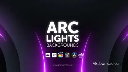 Arc Lights Backgrounds Elements template preview