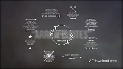 Arrow Quotes | After Effects Titles template preview
