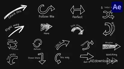 Arrows And Titles | After Effects Titles template preview