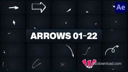 Arrows for After Effects Elements template preview