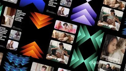 Arrows Intro Elements template preview