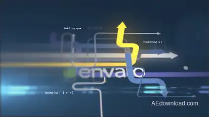 Arrows Knot Logo Stings template preview