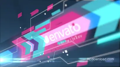 Arrows Technology Logo Logo Stings template preview