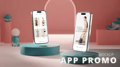 Art Phone 16 Pro App Promo Product Promo template preview