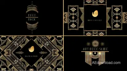 Art Deco Element Pack Elements template preview