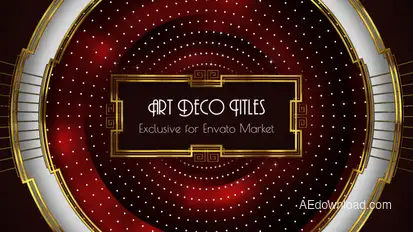 Art Deco Titles Titles template preview