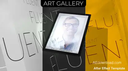 Art Gallery Video Displays template preview