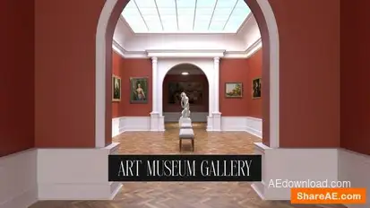 Art Museum Gallery Openers template preview