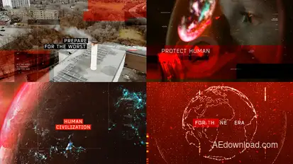 Artificial Intelligence - Video Slideshow Video Displays template preview