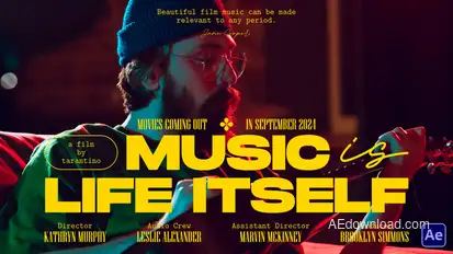 Artistic Cinematic Titles Titles template preview