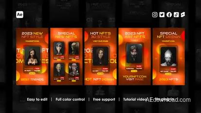 Artwork Instagram Reels Product Promo template preview