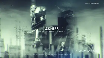ASHES Cinematic Titles Titles template preview