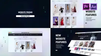 Atmospheric Website Promo Product Promo template preview