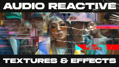 Audio Reactive Textures & Effects Elements template preview