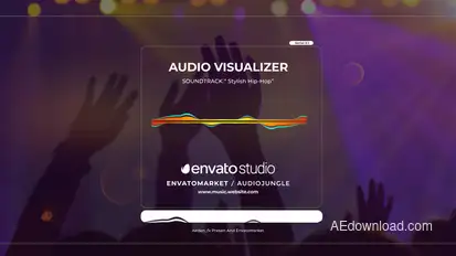 Audio Visualizer Video Displays template preview