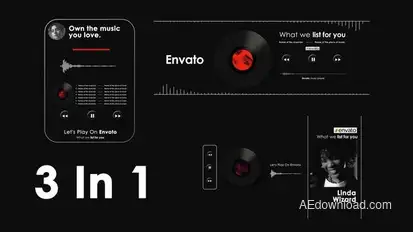 Audio Visualizer 4 Product Promo template preview
