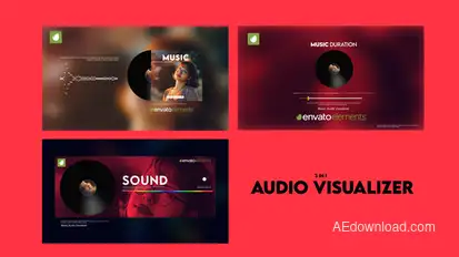 Audio Visualizer Product Promo template preview