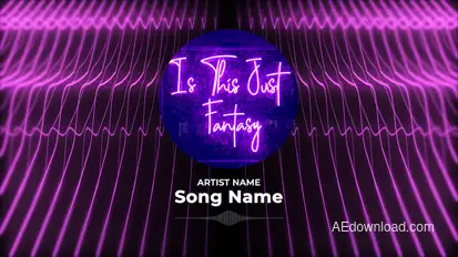 Audio Visualizer Elements template preview