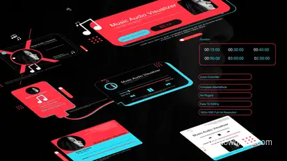 Audio Visualizer Pack Product Promo template preview