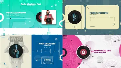 Audio Visualizer Pack V1 Product Promo template preview