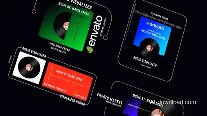 Audio Visualizer Ver 4 Product Promo template preview