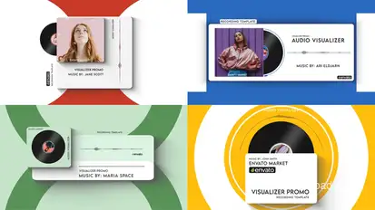 Audio Visualizer Ver 5 Product Promo template preview