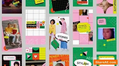 Aura | Stories Pack Openers template preview