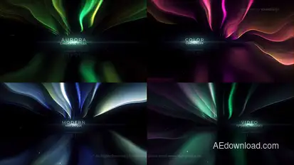 Aurora Cinematic Titles Titles template preview