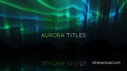 Aurora Titles Titles template preview