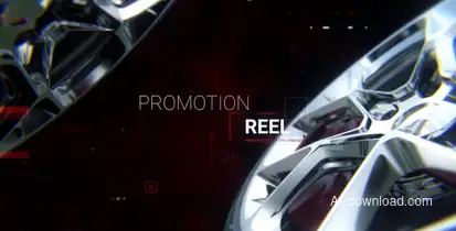 Auto Promotion Reel Video Displays template preview