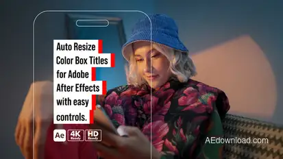Auto Resize Color Box Titles Titles template preview