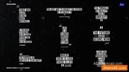 Videohive Auto-Resize Quotes Titles 2.0 Titles template preview