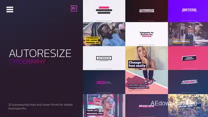 Auto Resizing Titles Titles template preview