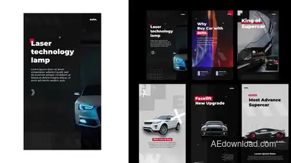 Auto stories instagram Product Promo template preview