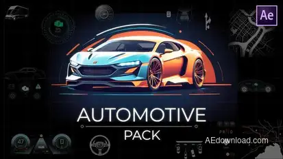 Automotive Pack Infographics template preview